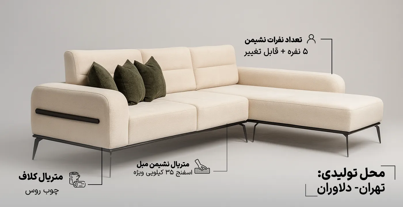 مبل ال مدل سانسا