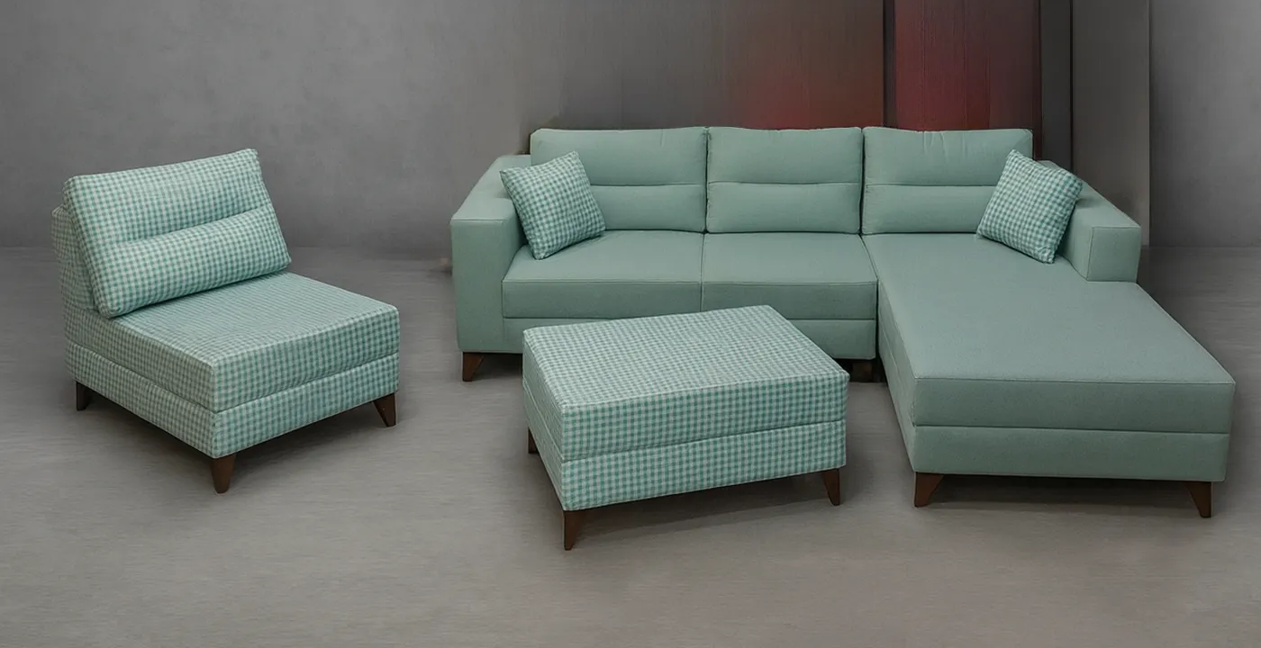 مبل ال TV سفید