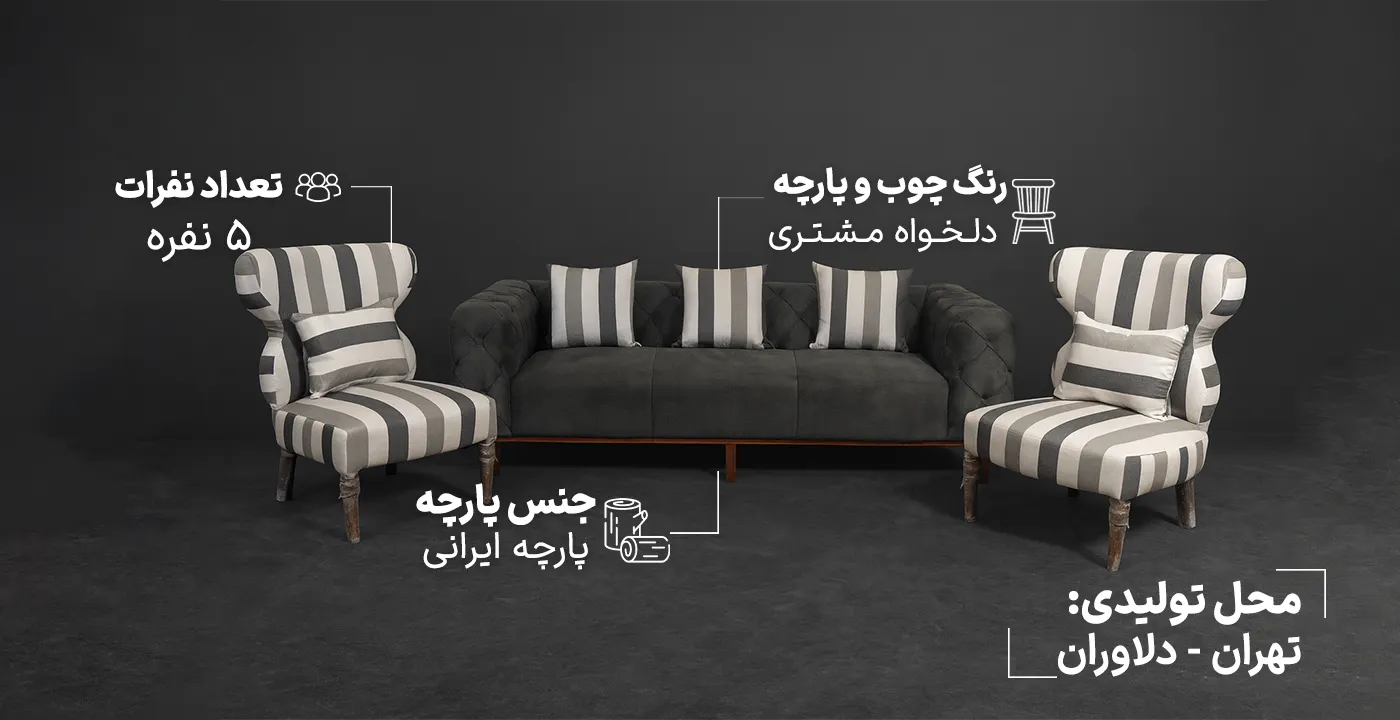 مبل چستر ژینو  2