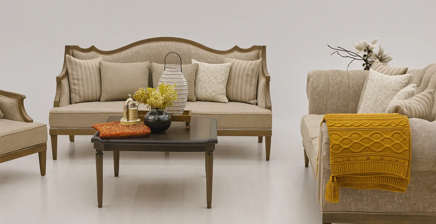 مبل کلاسیک آلفردو مدل نیک 7  نفره 3