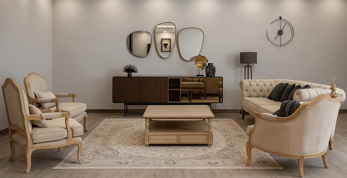 مبل کلاسیک فرانسوی چستر زواری 7