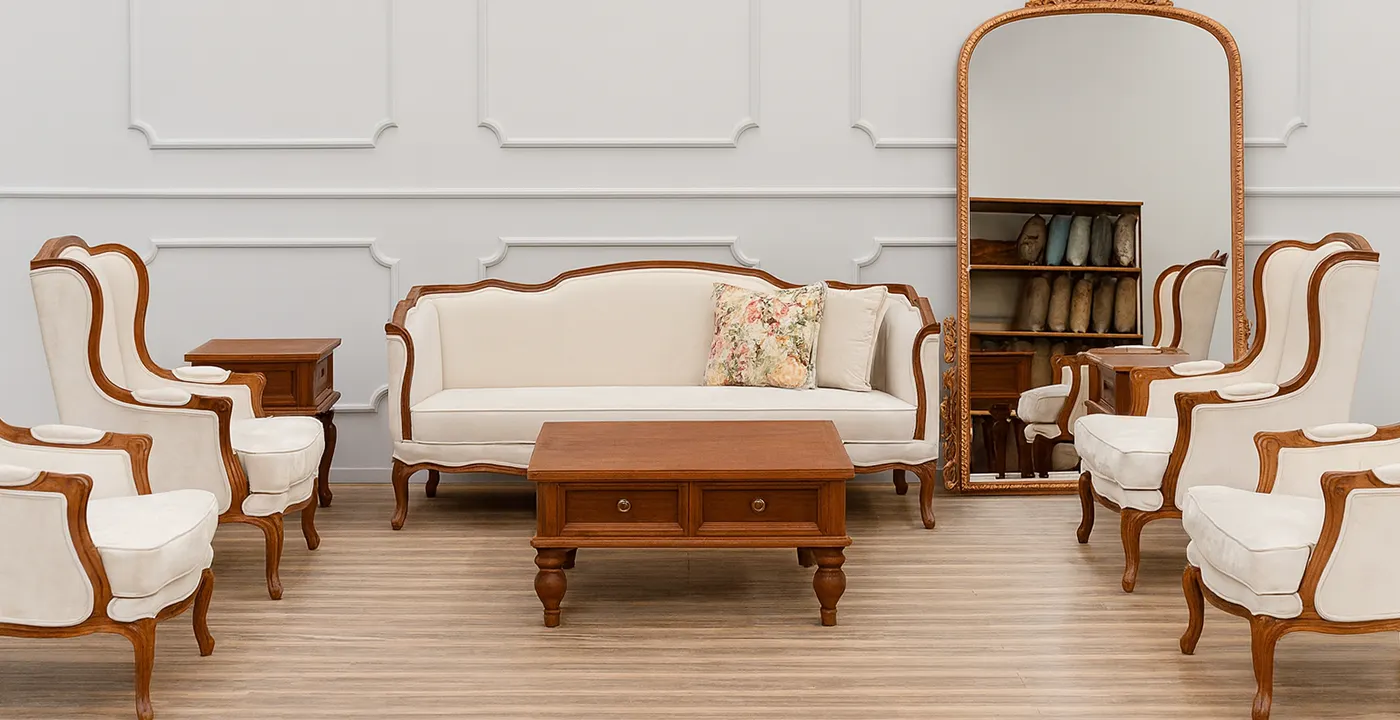 مبل کلاسیک فرانسوی هلنا 7 نفره 3