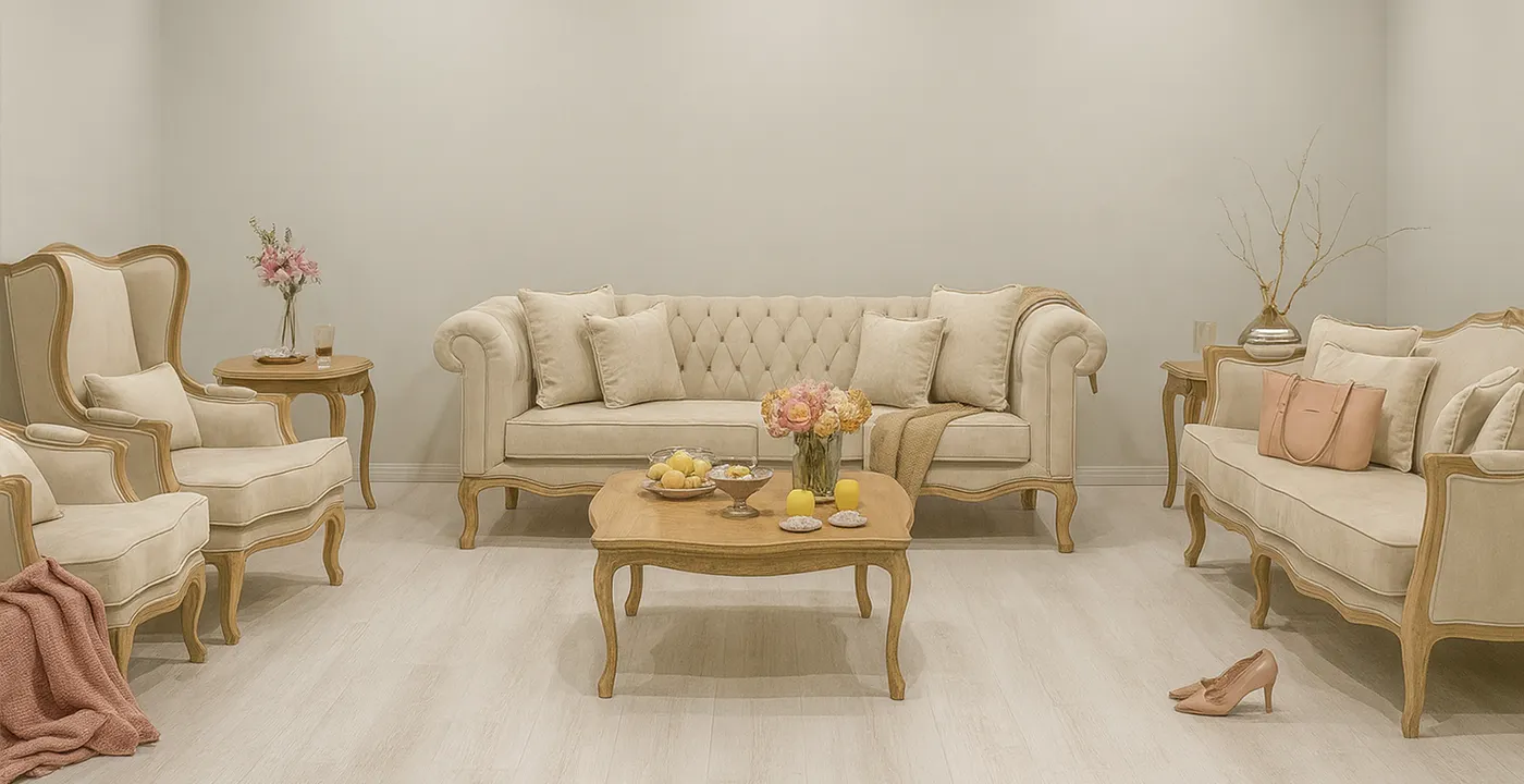 مبل کلاسیک فرانسوی نگین8