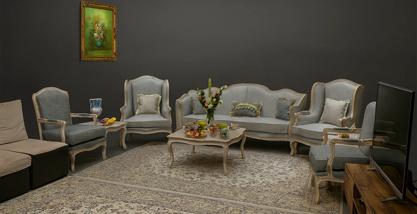 مبل کلاسیک فرانسوی نهال 7.1