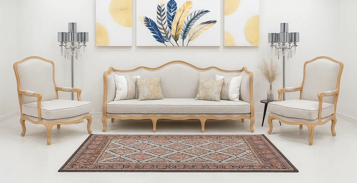 مبل کلاسیک فرانسوی راشل 7 نفره