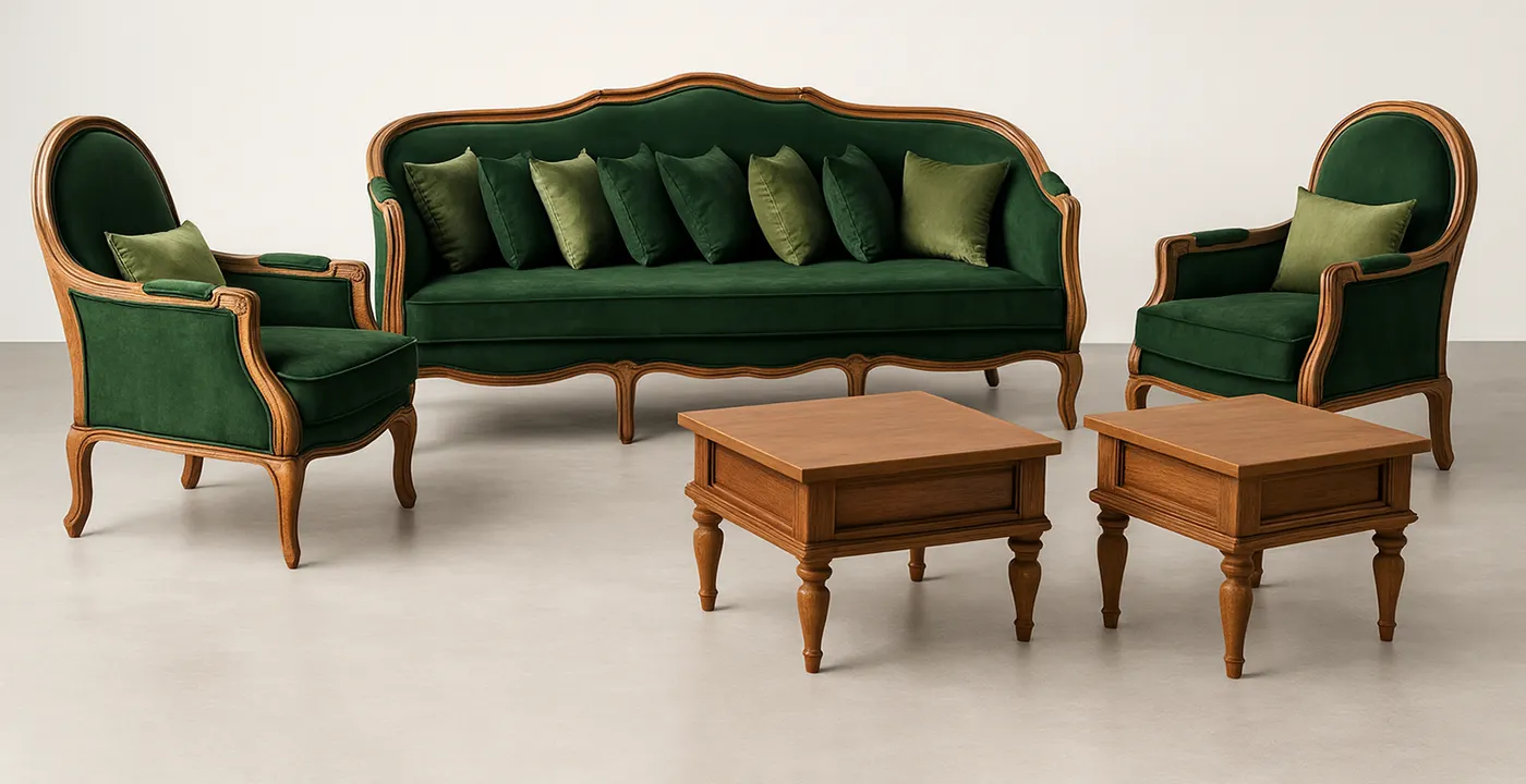 مبل کلاسیک فرانسوی شزلون