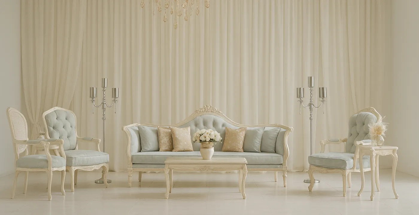 مبل کلاسیک کاجی مدل نهال