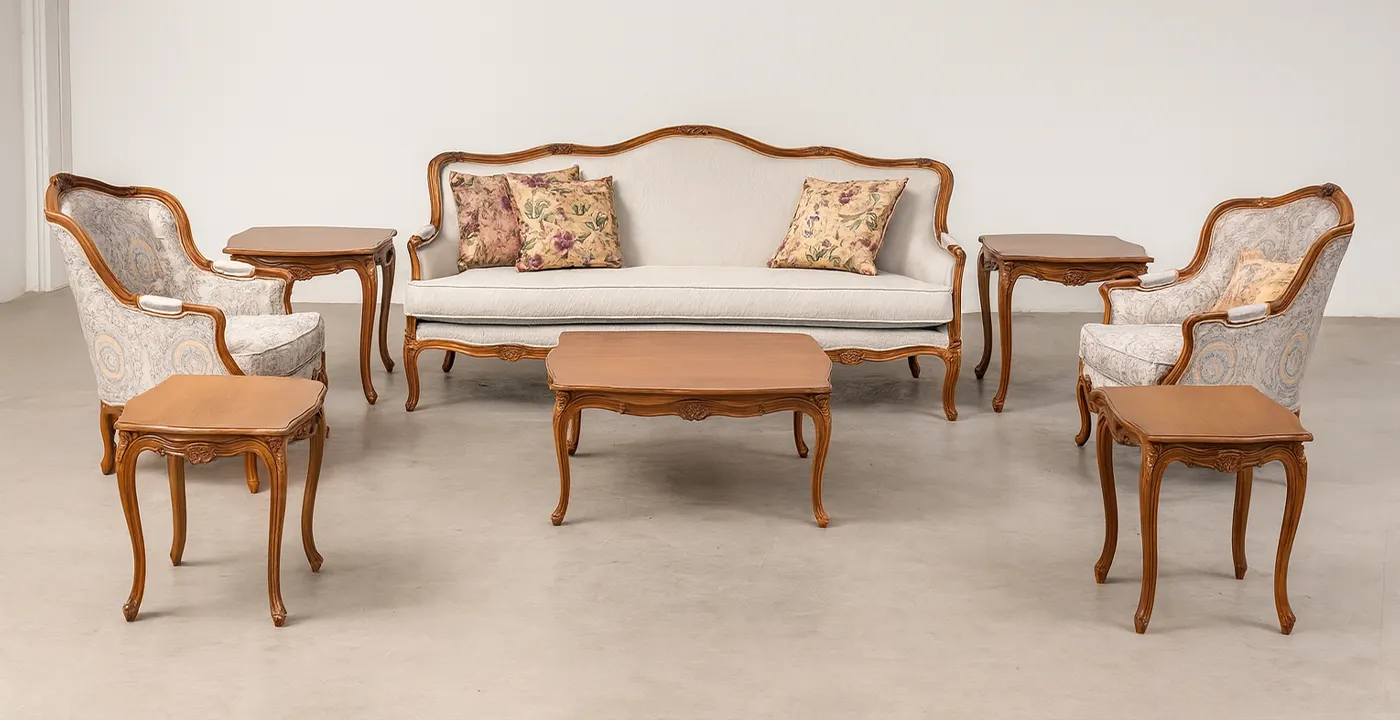 مبل کلاسیک لورنزو 7 نفره