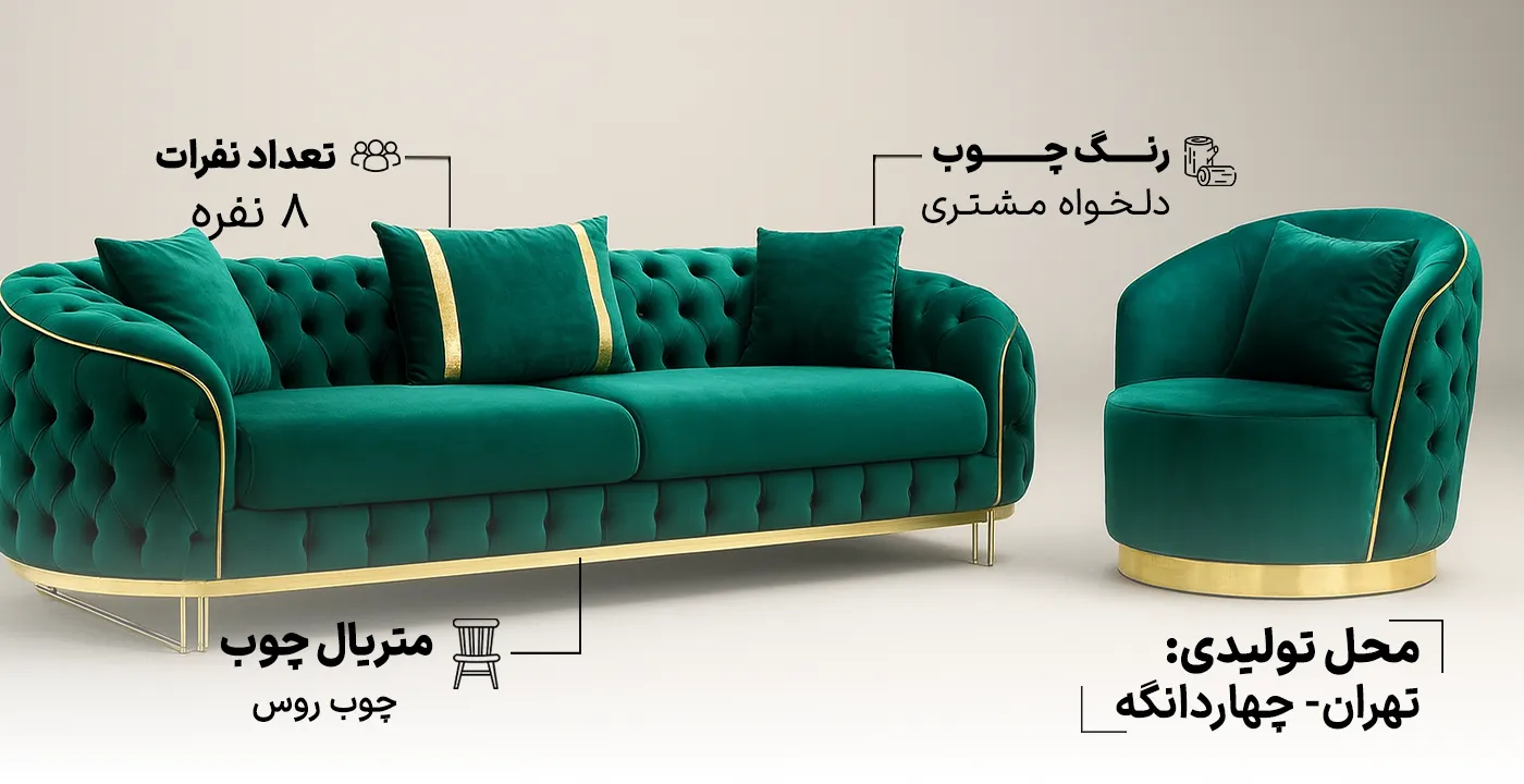 مبل راحتی چستر دیاکو2