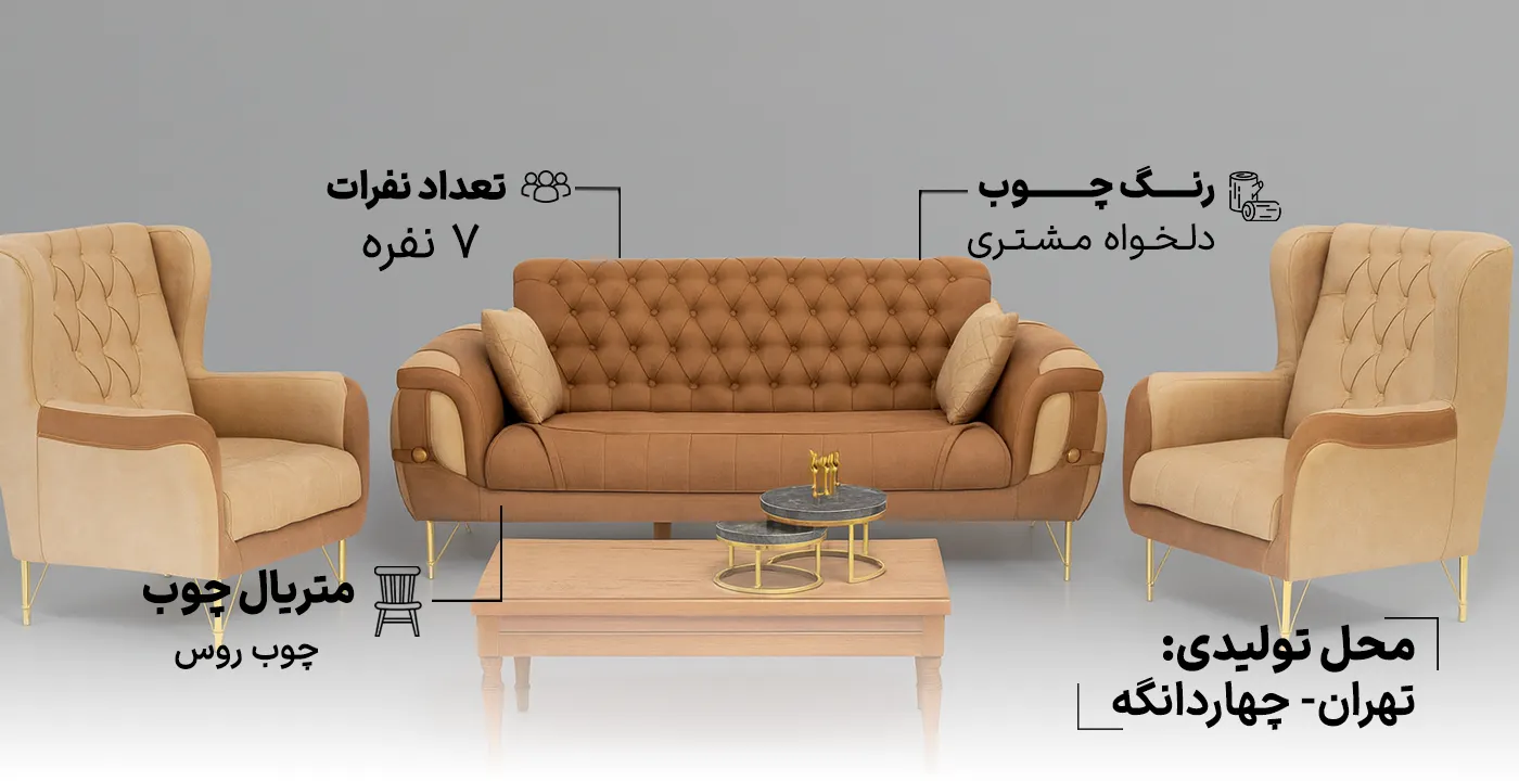 مبل راحتی چستر پیتر