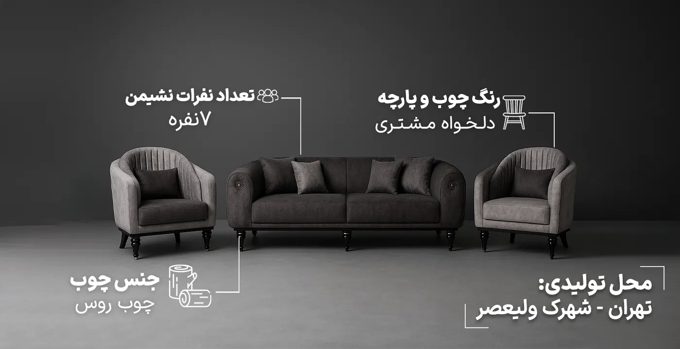 مبل راحتی کارلوس 7.1