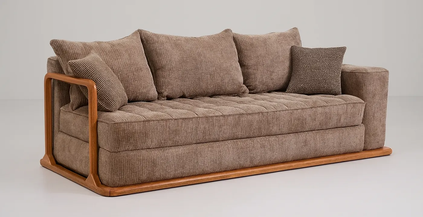 مبل راحتی مدل ترک 8 نفره + پاف