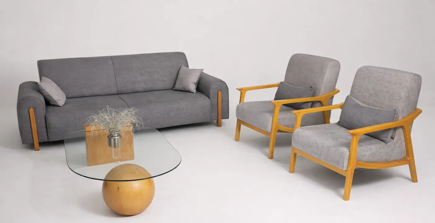 مبل راحتی مینیمال مدل چار 8 نفره