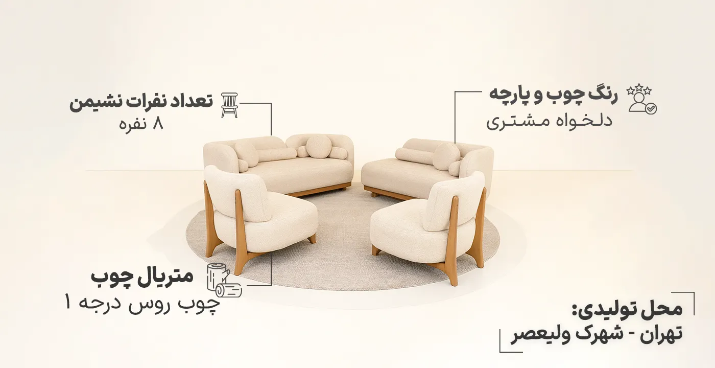 مبل راحتی مینیمال مدل یونیک1