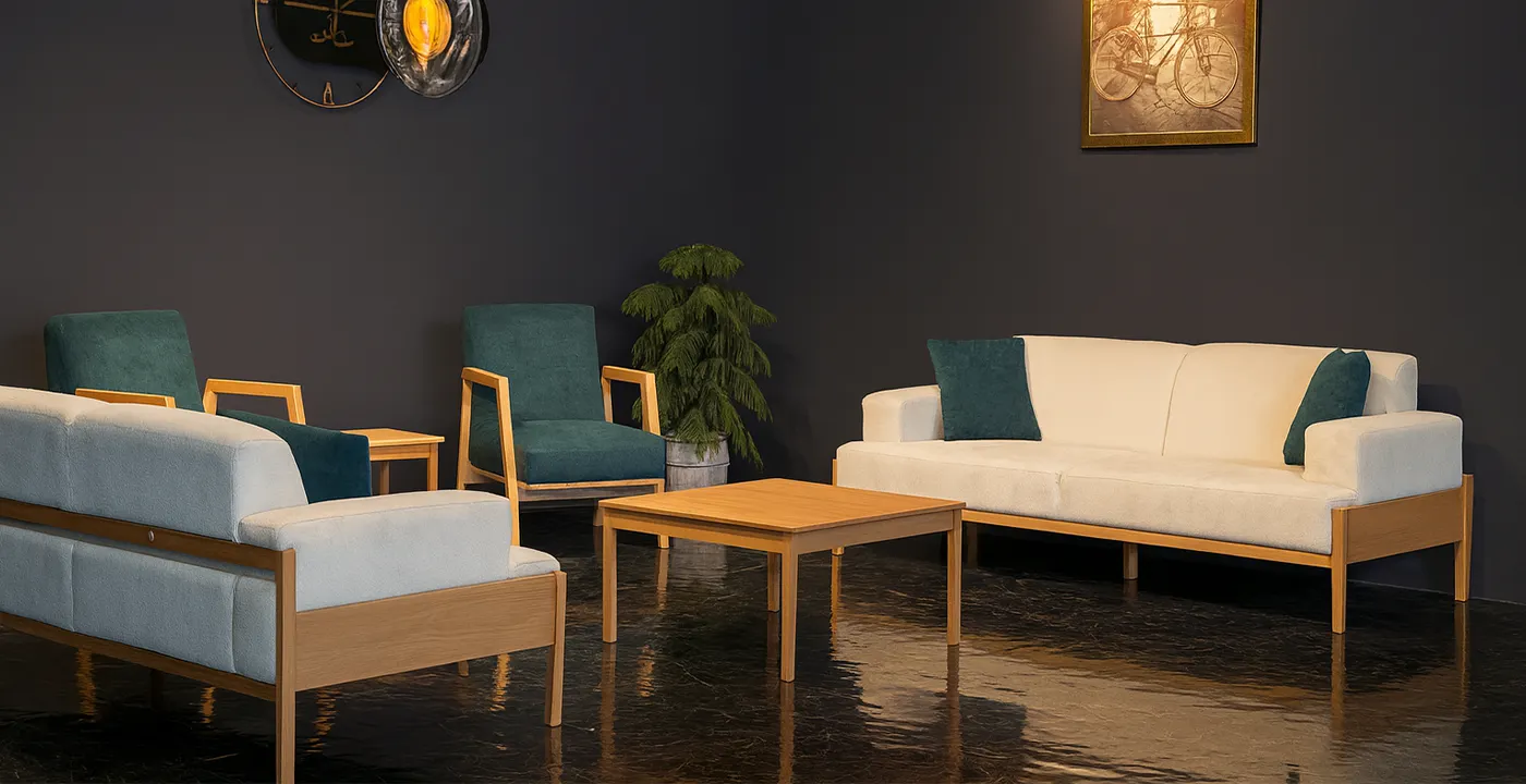 مبل راحتی مینیمال سزار 8 نفره