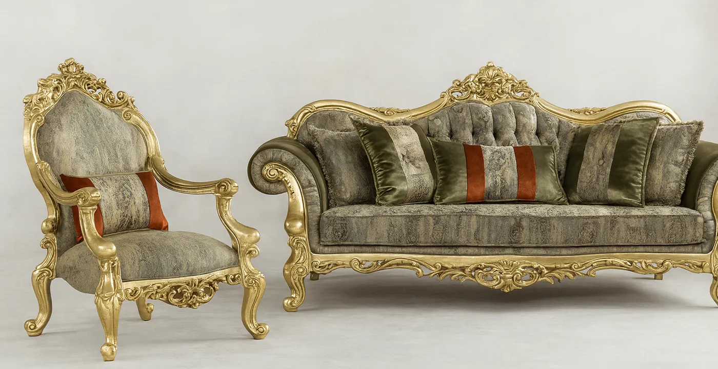 مبل سلطنتی 7 نفره چراغان