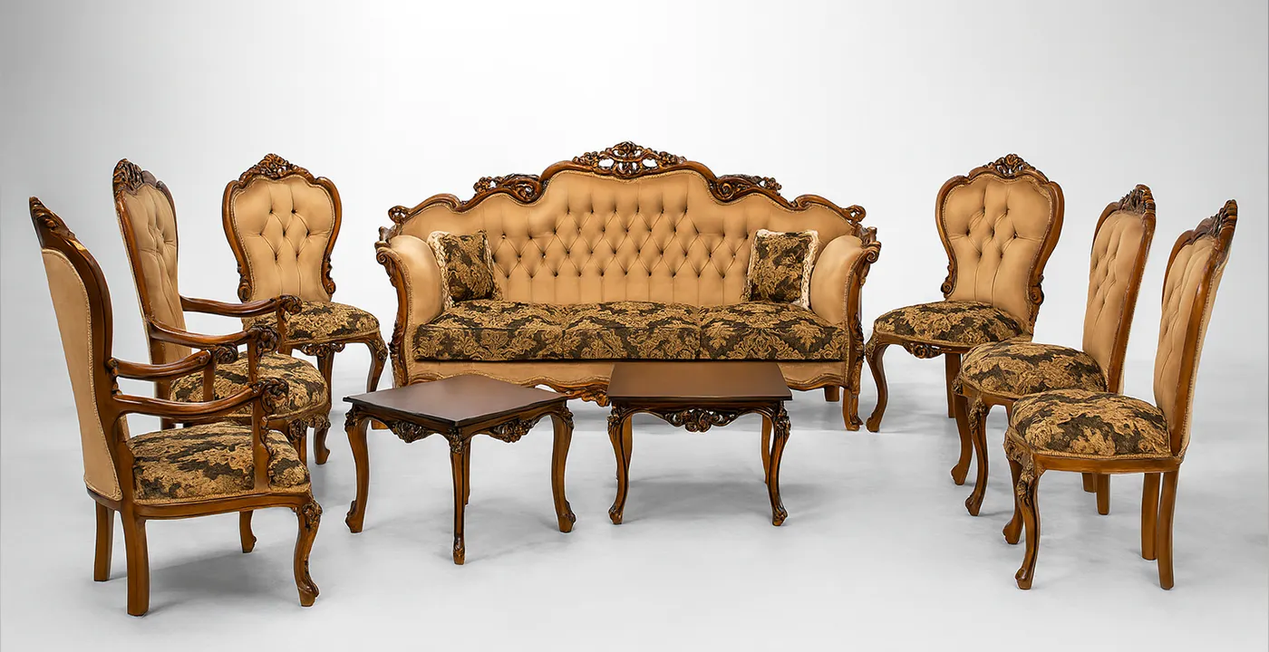 مبل سلطنتی آراد 7 نفره