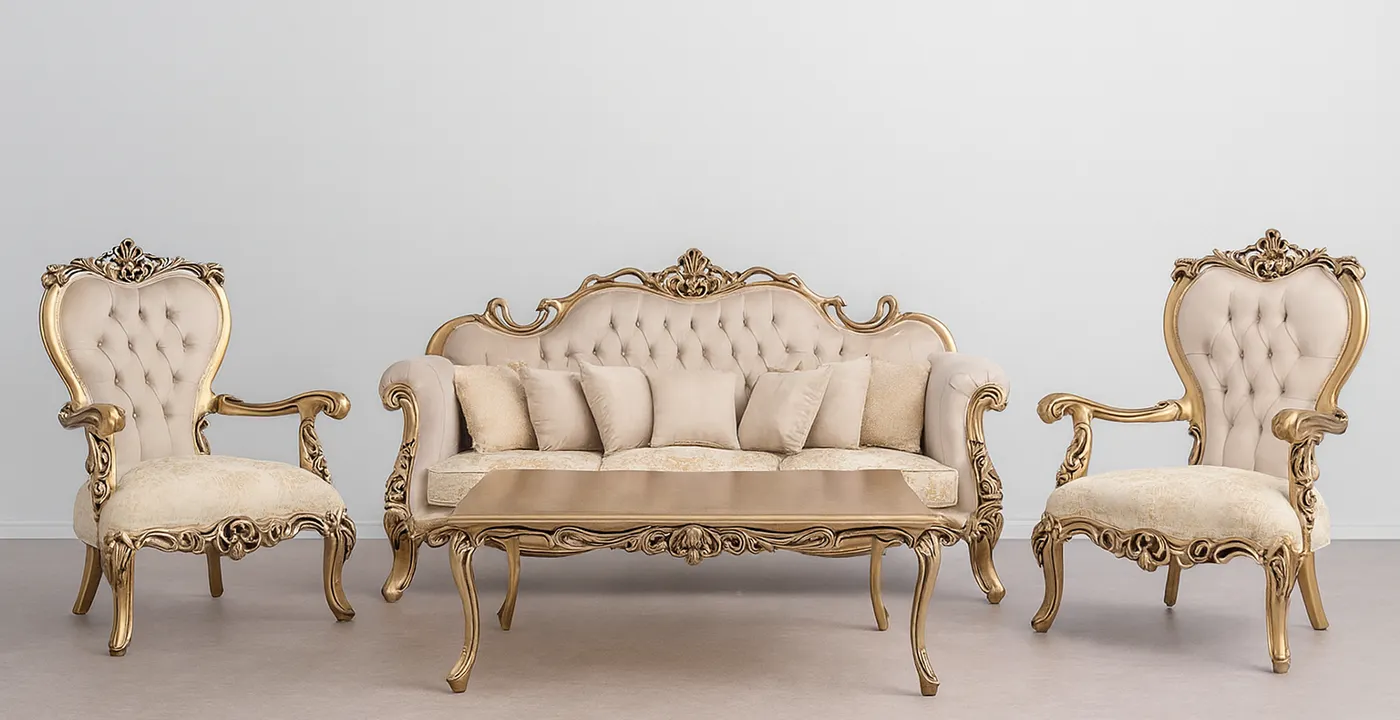 مبل سلطنتی گلبرگ 7 نفره 11