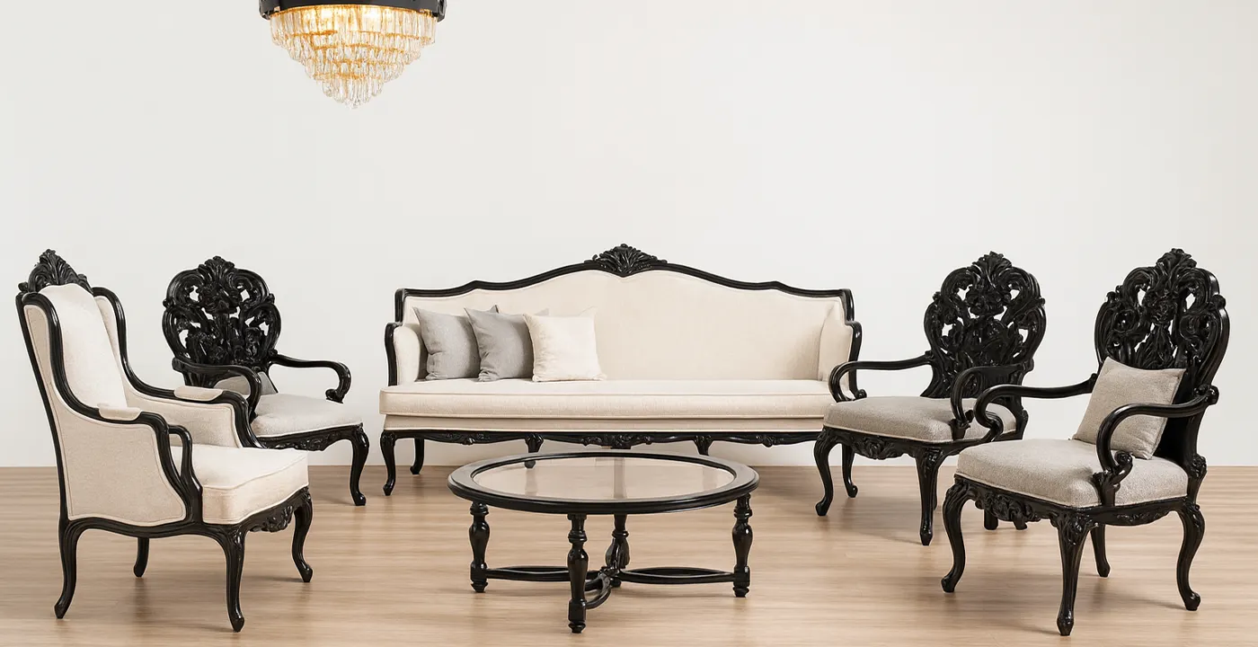 مبل سلطنتی کینگ مدل فلور