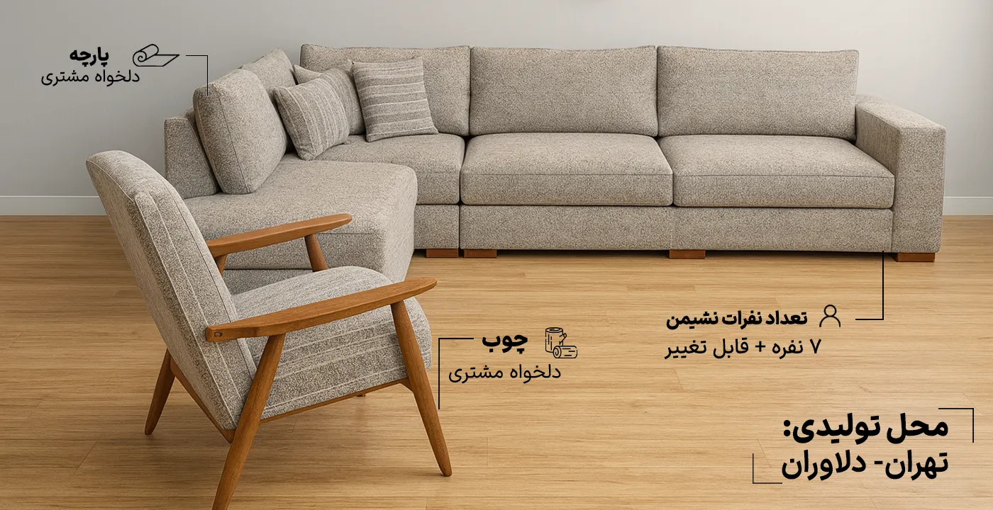 مبلمان ال مدل(میلانو) 3