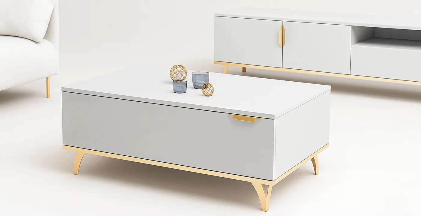 میز جلو مبلی و عسلی گلد پلاس