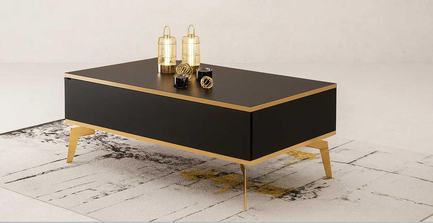 میز جلو مبلی و عسلی گلدن