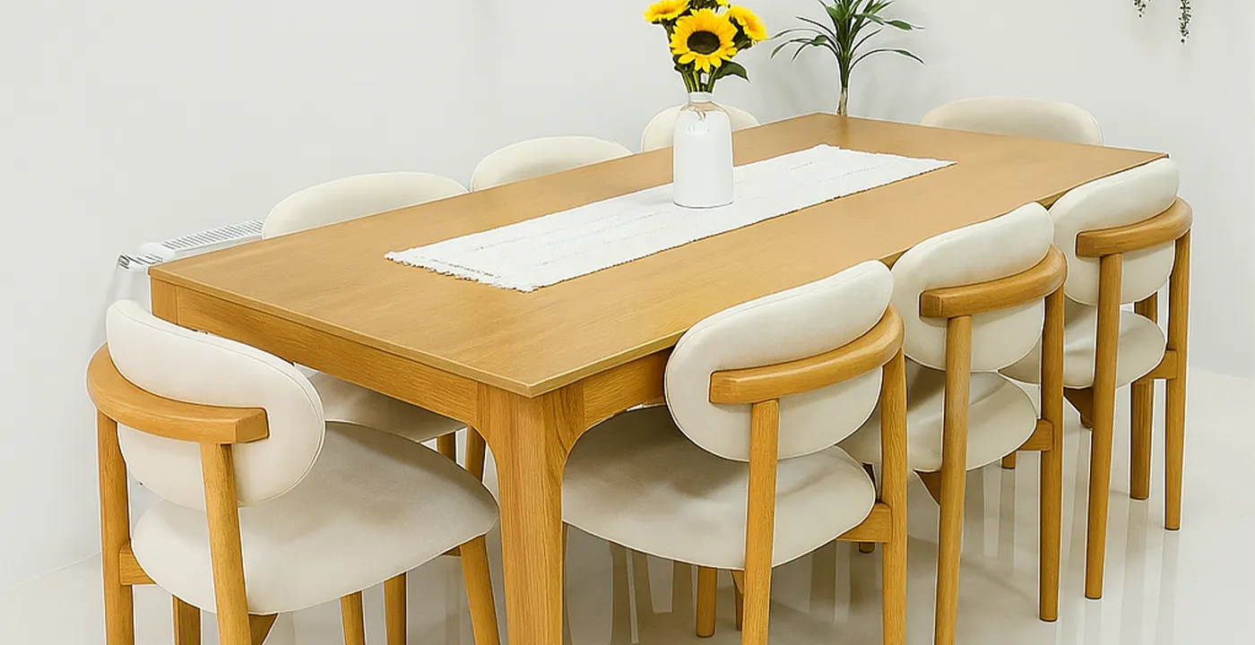 میز ناهار خوری داتیس 4 و 6 نفره