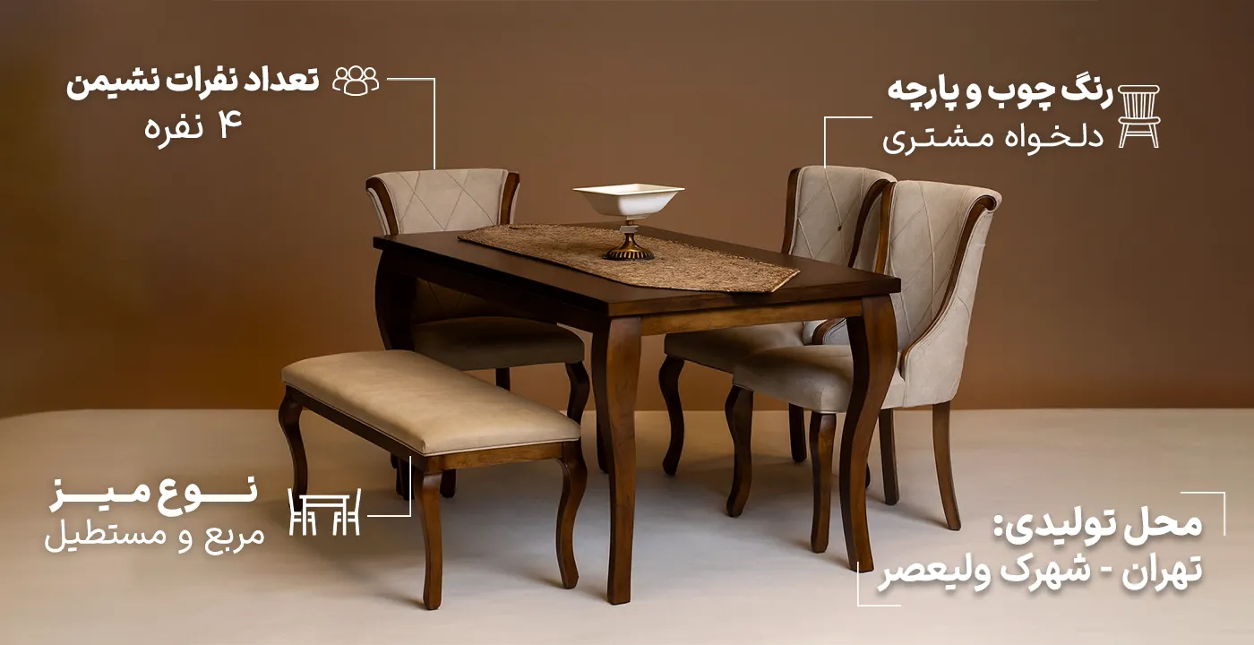 میز ناهارخوری بوگاتی 4.1
