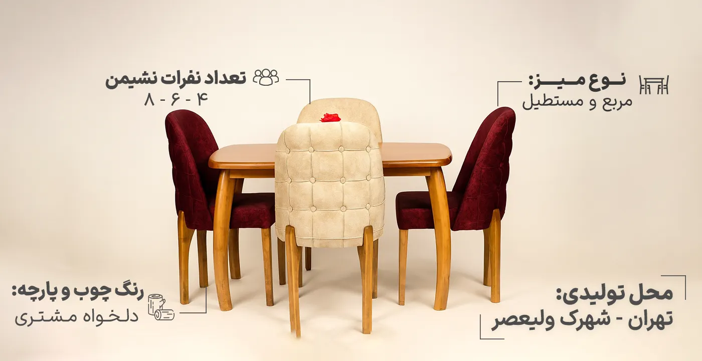 میز ناهارخوری بوگاتی2