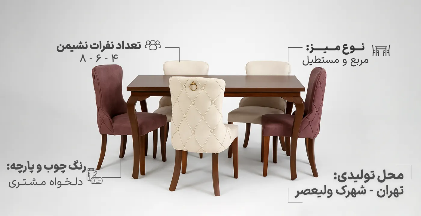 میز ناهارخوری چستر 2