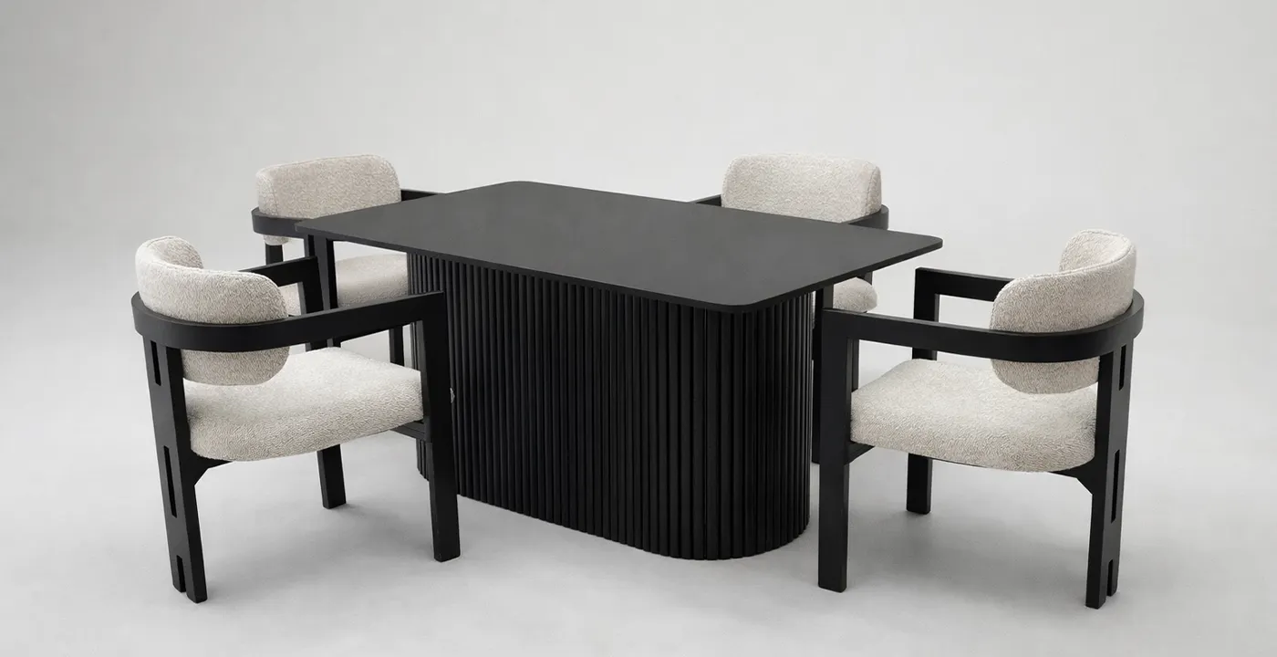 میز ناهارخوری مدل نیلپر 4 نفره