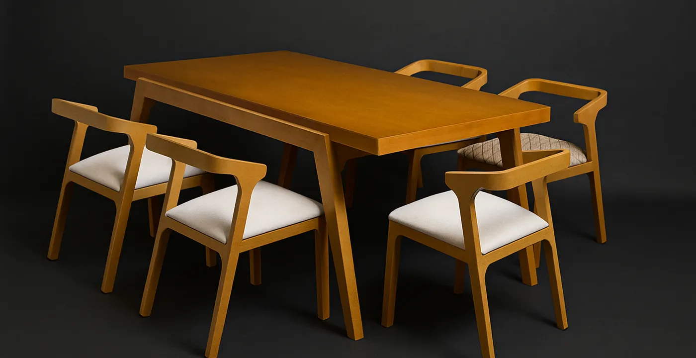 میز ناهارخوری مدرن 4 _ 6 نفره