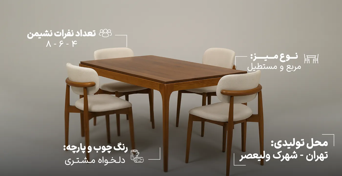 میز ناهارخوری نوبل 1