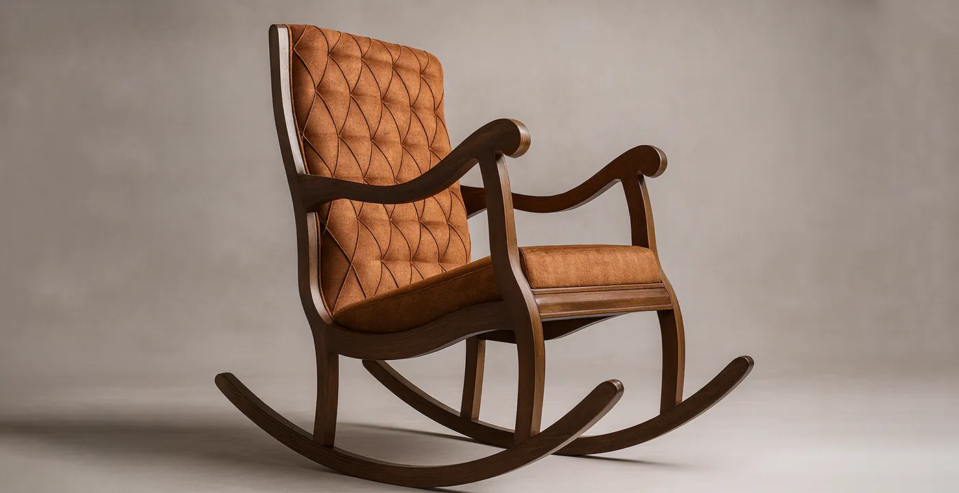 صندلی راک آمازون چوب مدل آمریکایی