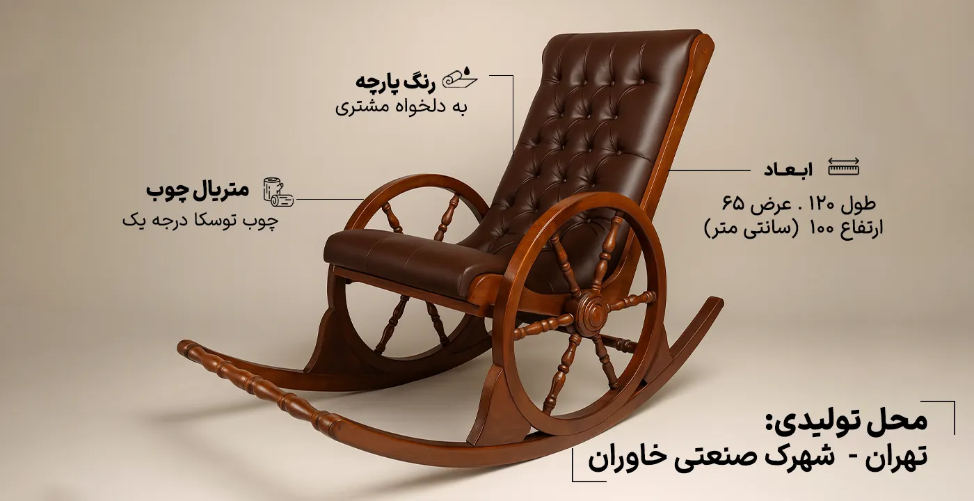 صندلی راک سکان Rudder 2